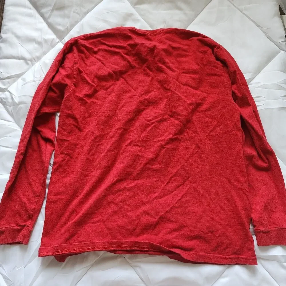 Super Mario Red Long Sleeve Graphic Sweatshirt Size XL